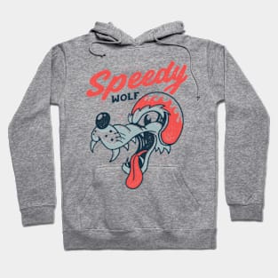 speedy wolf retro Hoodie